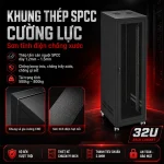CHẤT LIỆU CẤU TẠO TỦ RACK 32U