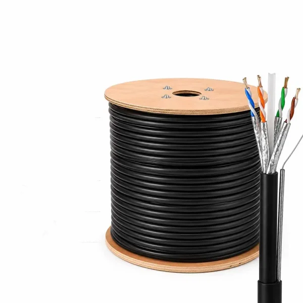 Cáp mạng ngoài trời HDPRO CAT6 FTP đồng nguyên chất