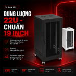 DUNG LƯỢNG TỦ RACK 22U