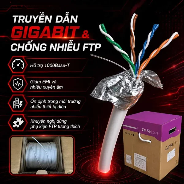 Cáp mạng Commscope Cat5e FTP 219413-2