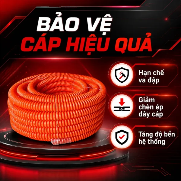 Ống Nhựa Xoắn HDPE 32/25 (Phi 32/25)