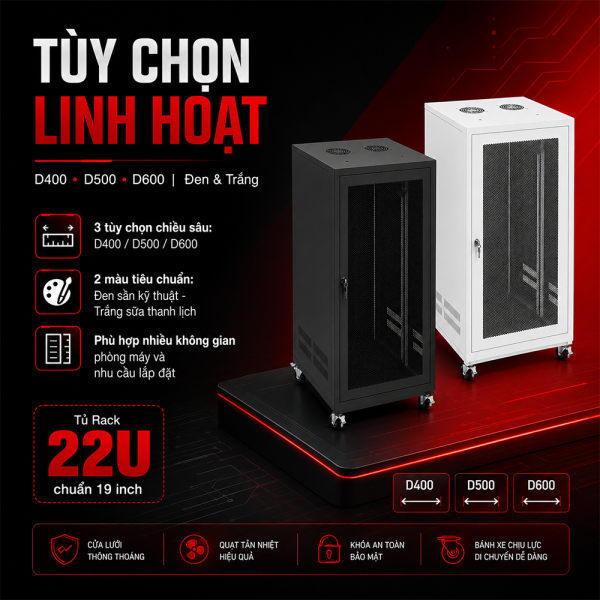 TÙY CHỌN CHIỀU SÂU TỦ 22U