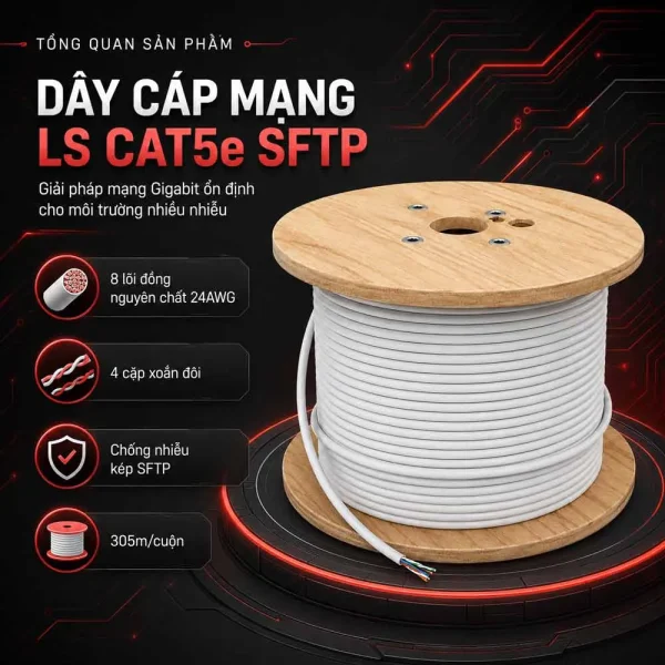 Dây cáp mạng LS Cat5e SFTP
