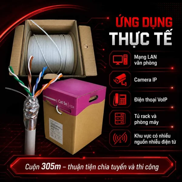 Cáp mạng Commscope Cat5e FTP 219413-2