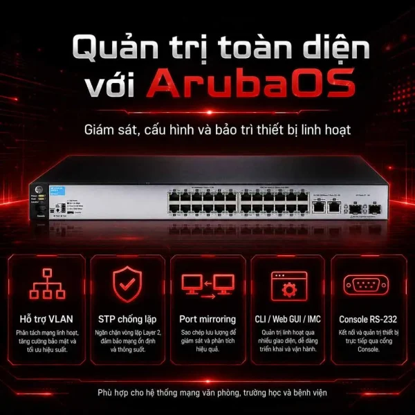 Switch Aruba HPE J9782A 2530 24