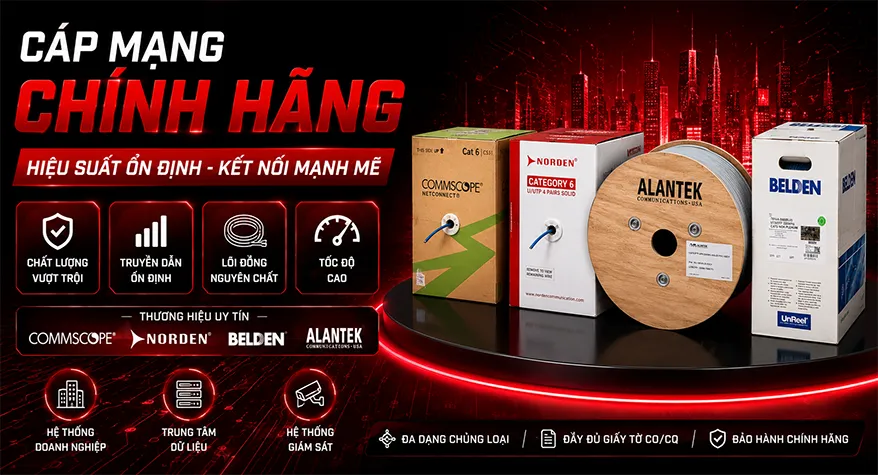 banner cáp mạng chính hãng