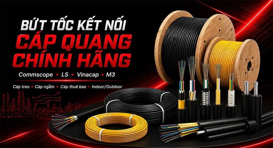 banner cáp quang