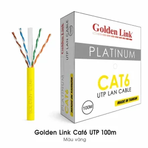 Cáp mạng Golden Link Cat6 UTP – 100m PN: TW1103-100 (màu Vàng)