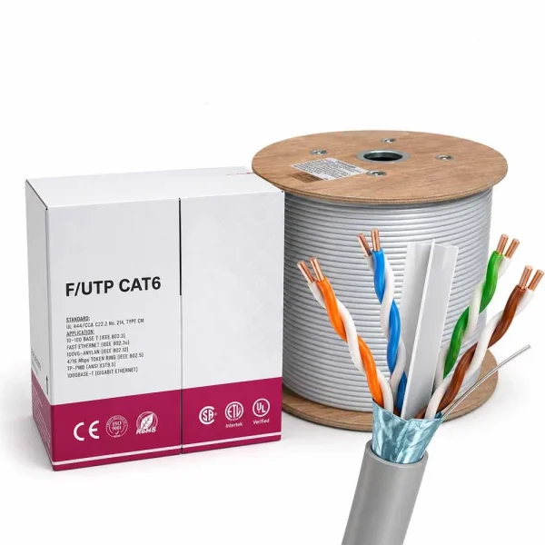 Cáp mạng Golden Link plus Cat6 F/UTP 2-00104TW (Đồng nguyên chất)