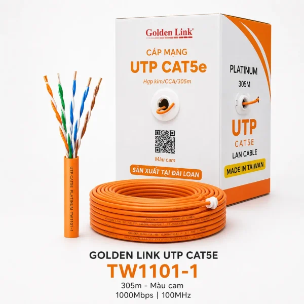 Cáp mạng Golden Link UTP CAT5E Platinum – TW1101-1