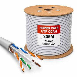 Cáp mạng HDPRO Cat6 UTP CCAH hợp kim