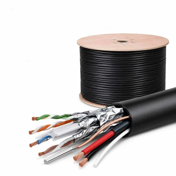 Cáp mạng kèm nguồn ngoài trời CAT6 FTP HDPRO 305M