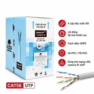 Cáp mạng Lan Vinacap Cat5e UTP Chính Hãng