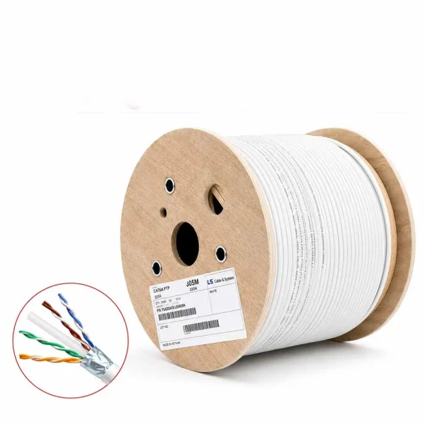 Cáp mạng LS CAT6A FTP 4 Pair FTP-A-C6G-E1VN-M 0.5X004P/WH