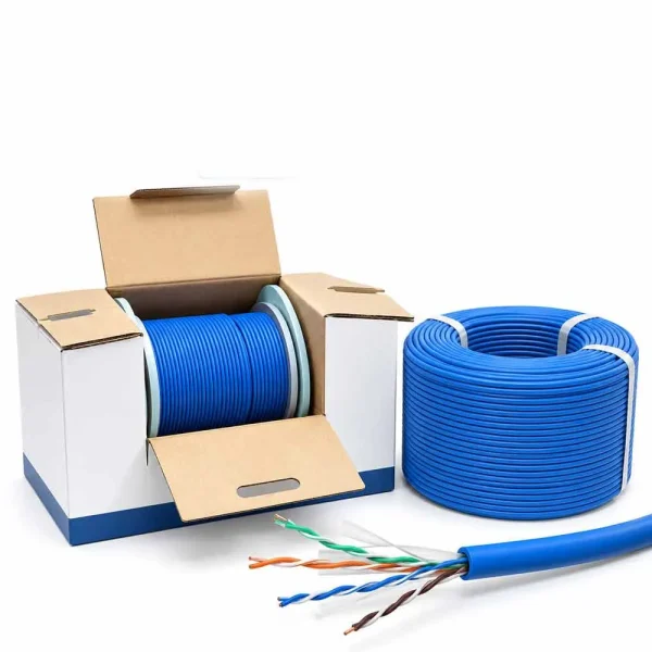Cáp mạng LS Vina Cat6 UTP UTP-G-C6G-E1VN-M 0.5X4P/BL