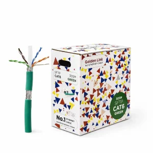 Cáp mạng SFTP Cat 6 Golden Link Chống nhiễu TW1104-1