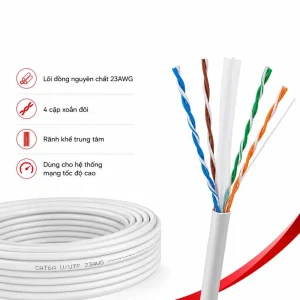 Dây cáp mạng Cat6A U/UTP PANDUIT PUL6AV04BU-EG