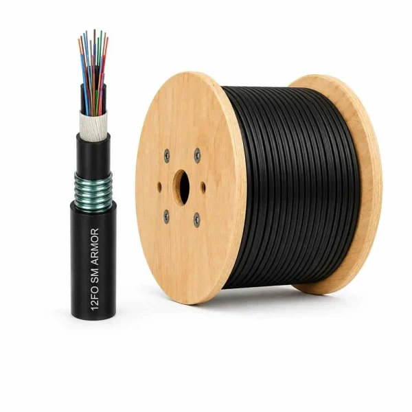 Dây cáp quang 1FO bọc chặt FTTH VINACAP