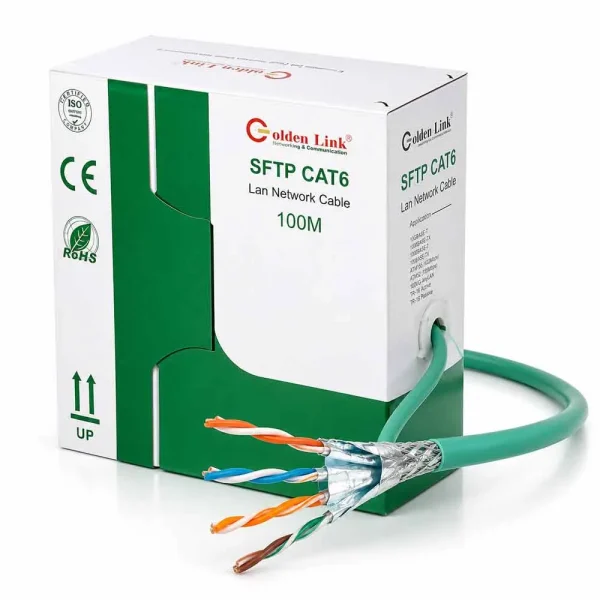 Dây cáp mạng Golden Link Platinum SFTP Cat6 TAIWAN TW1104-100
