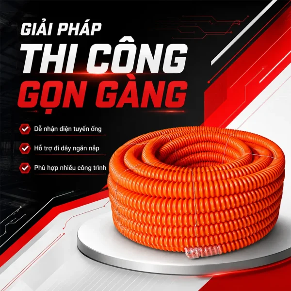 Ống Nhựa Xoắn HDPE 32/25 (Phi 32/25)
