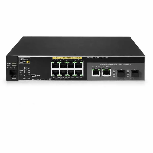 Switch Aruba HPE JL070A 2530 8 PoE+ Internal PS