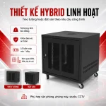 thiết kế của tủ rack 12u