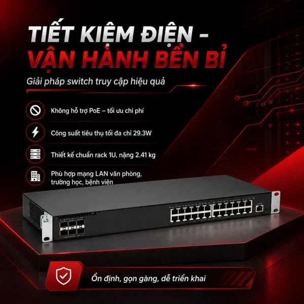 Switch Aruba HPE JL253A 2930F 24G 4SFP+