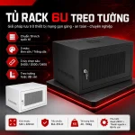 tủ rack 6u treo tường