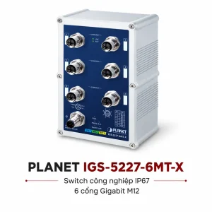 Switch Planet IGS-5227-6MT-X – 6×10/100/1000T M12, IP67