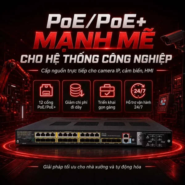 Switch công nghiệp Cisco IE-4010-16S12P