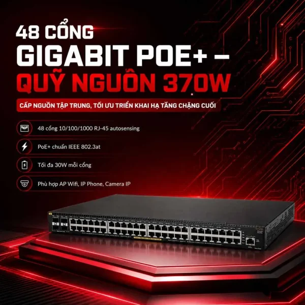 Switch Aruba JL262A 2930F 48G PoE+ 4SFP