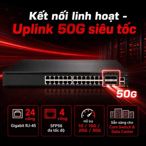 Switch Aruba JL664A 6300M 24G 4SFP56