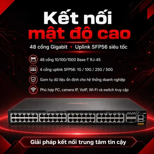 Switch Aruba JL663A 6300M 48G 4SFP56