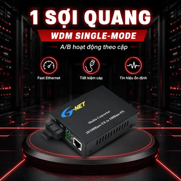 Bộ chuyển đổi quang điện G-net HHD-110G-20A/B
