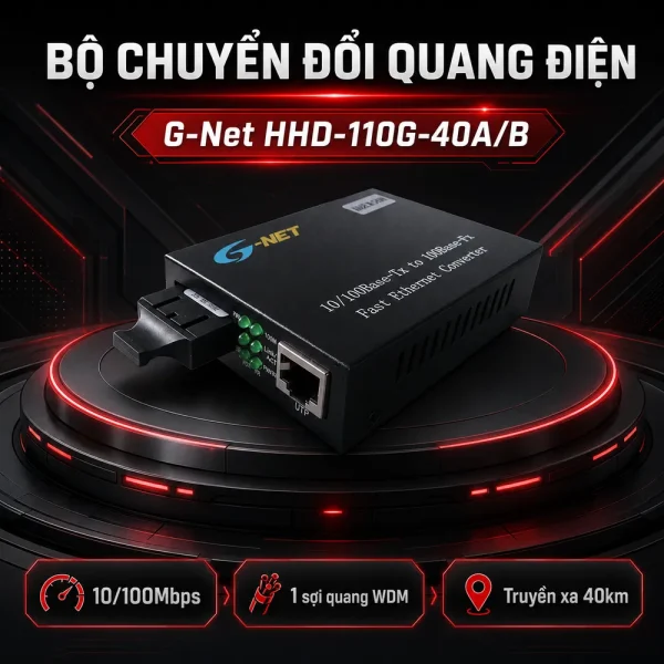 Bộ chuyển đổi quang điện G-net HHD-110G-40A/B
