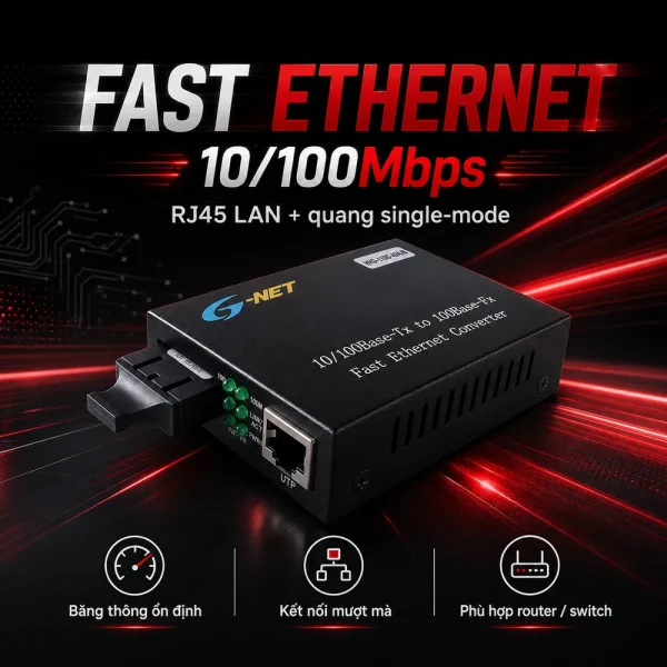 Bộ chuyển đổi quang điện G-net HHD-110G-40A/B