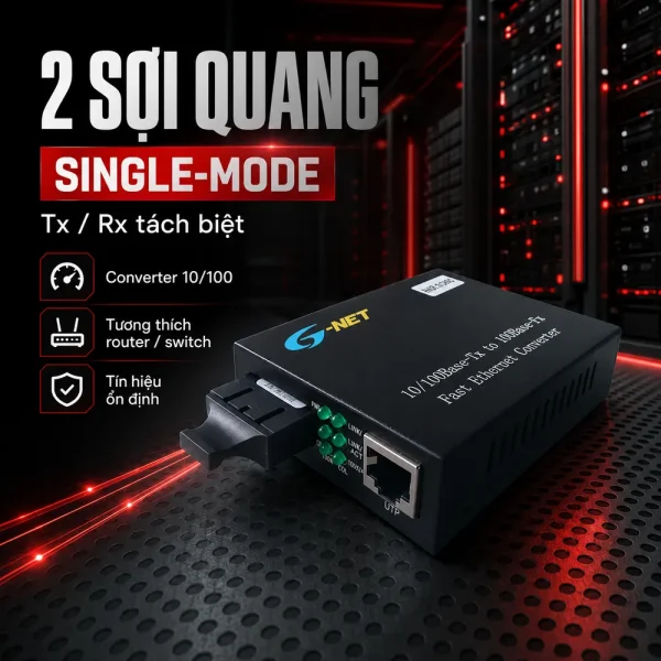 Bộ chuyển đổi quang điện G-Net HHD-120G-40