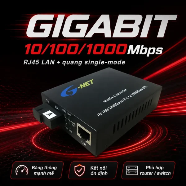 Bộ chuyển đổi quang điện G-net HHD-210G-40A/B