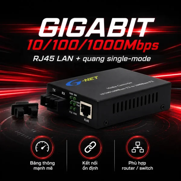 Bộ chuyển đổi quang điện G-net HHD-220G-20