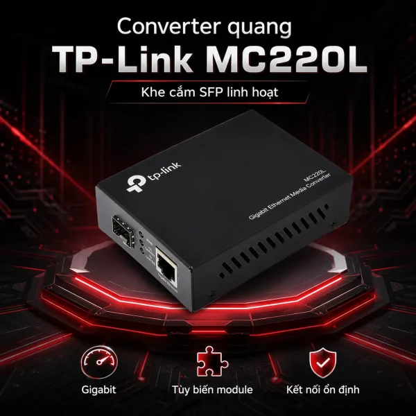 Bộ chuyển đổi quang điện khe cắm SFP TP-LINK MC220L