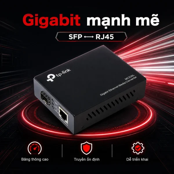 Bộ chuyển đổi quang điện khe cắm SFP TP-LINK MC220L