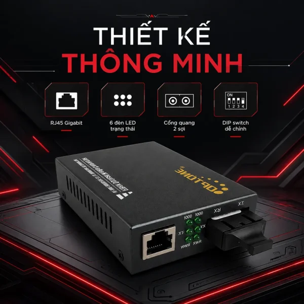 Bộ chuyển đổi quang điện Optone OPT-2200S20