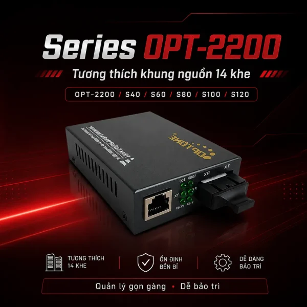 Bộ chuyển đổi quang điện Optone OPT-2200S20