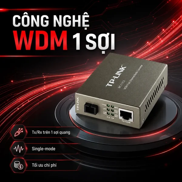 Bộ chuyển đổi quang điện TP- Link MC111CS