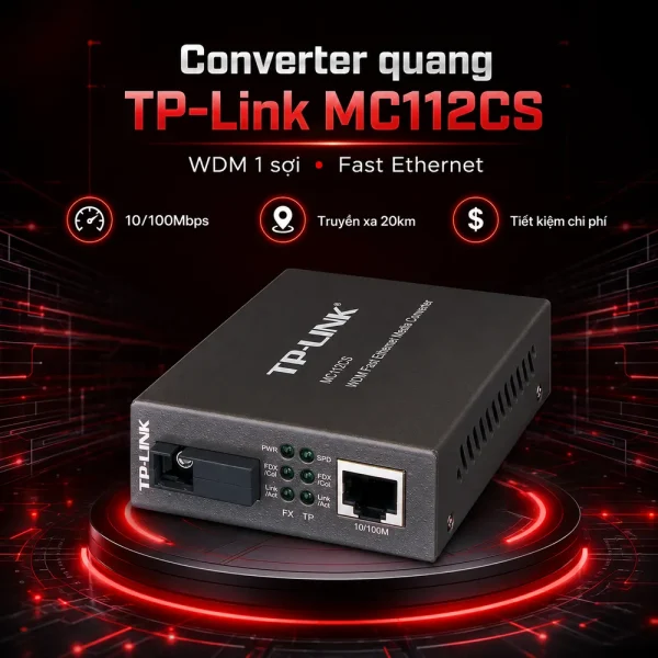 Bộ chuyển đổi quang điện TP-Link MC112CS