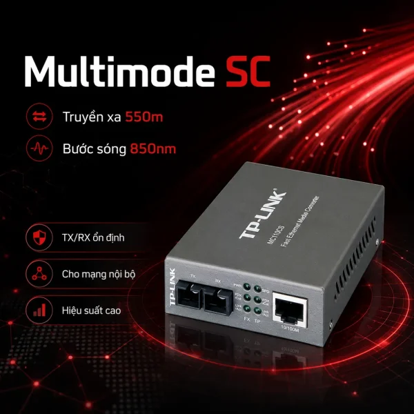 Bộ chuyển đổi quang điện TP-Link MC200CM Multimode