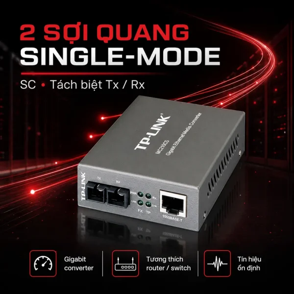 Bộ chuyển đổi quang điện TP-LINK MC210CS