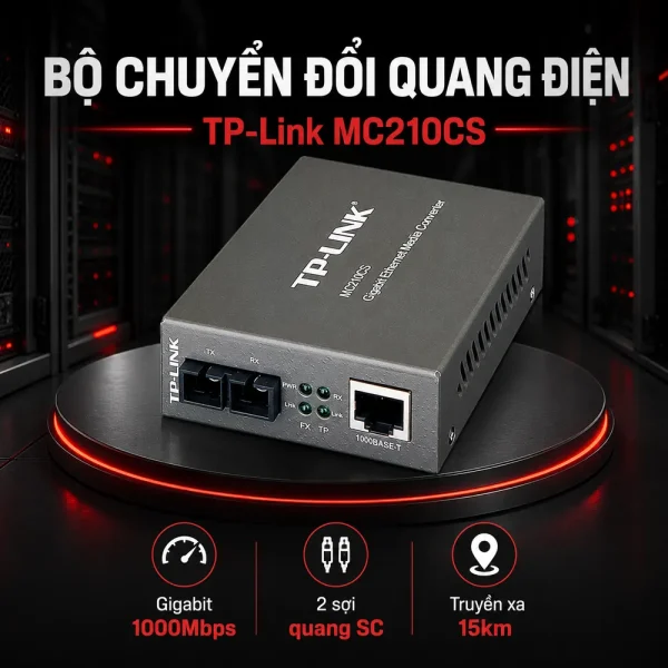 Bộ chuyển đổi quang điện TP-LINK MC210CS