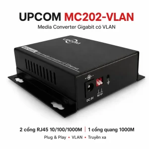 Bộ chuyển đổi quang điện UPCOM MC202-VLAN