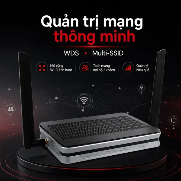 Bộ định tuyến AirPro AP-LT4505N SIM đơn 4G LTE 300Mbps